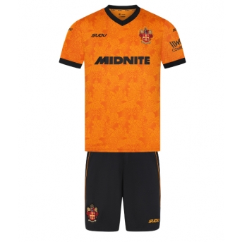 Billige Fotballdrakt Wolves Replika Hjemmedraktsett Barn 2026-27 Kortermet (med bukser)